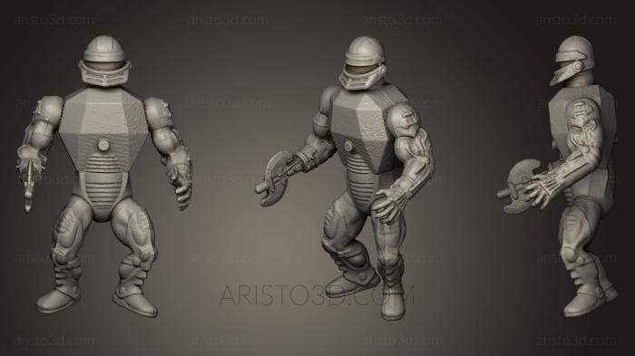 Figurines heroes, monsters and demons (STKM_0310) 3D model for CNC machine